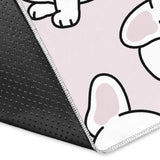 Cute French Bulldog Pattern Area Rug