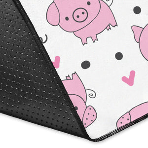 Pig Pattern Print Design 03 Area Rug