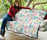 Colorful Shell Pattern Premium Quilt