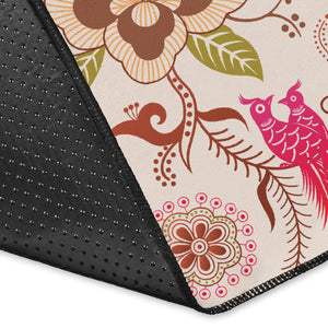 Swallow Pattern Print Design 01 Area Rug