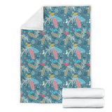 Squirrel Pattern Print Design 01 Premium Blanket