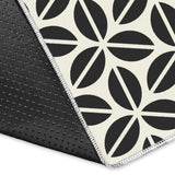 Coffee Bean Abstract Modern Pattern Area Rug