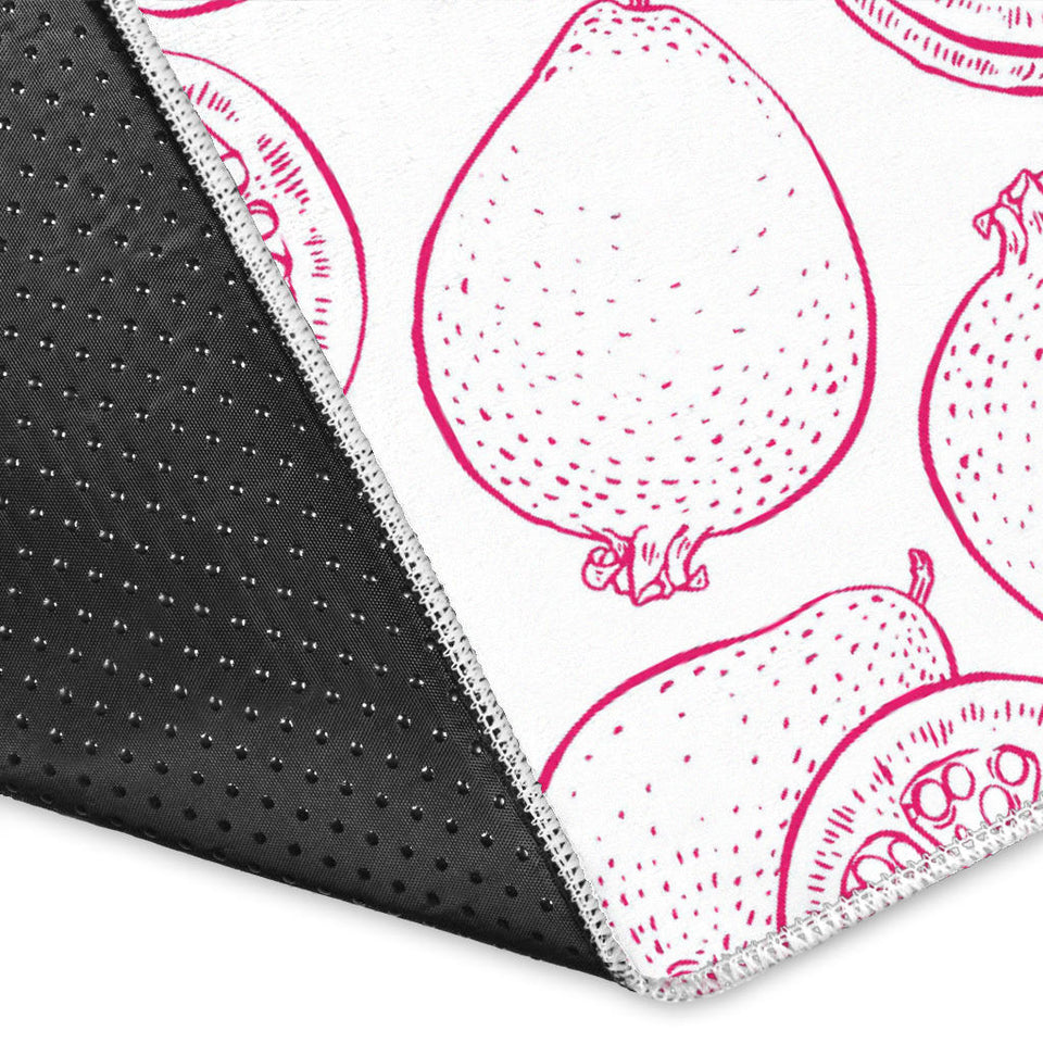 Sketch Guava Pattern Area Rug