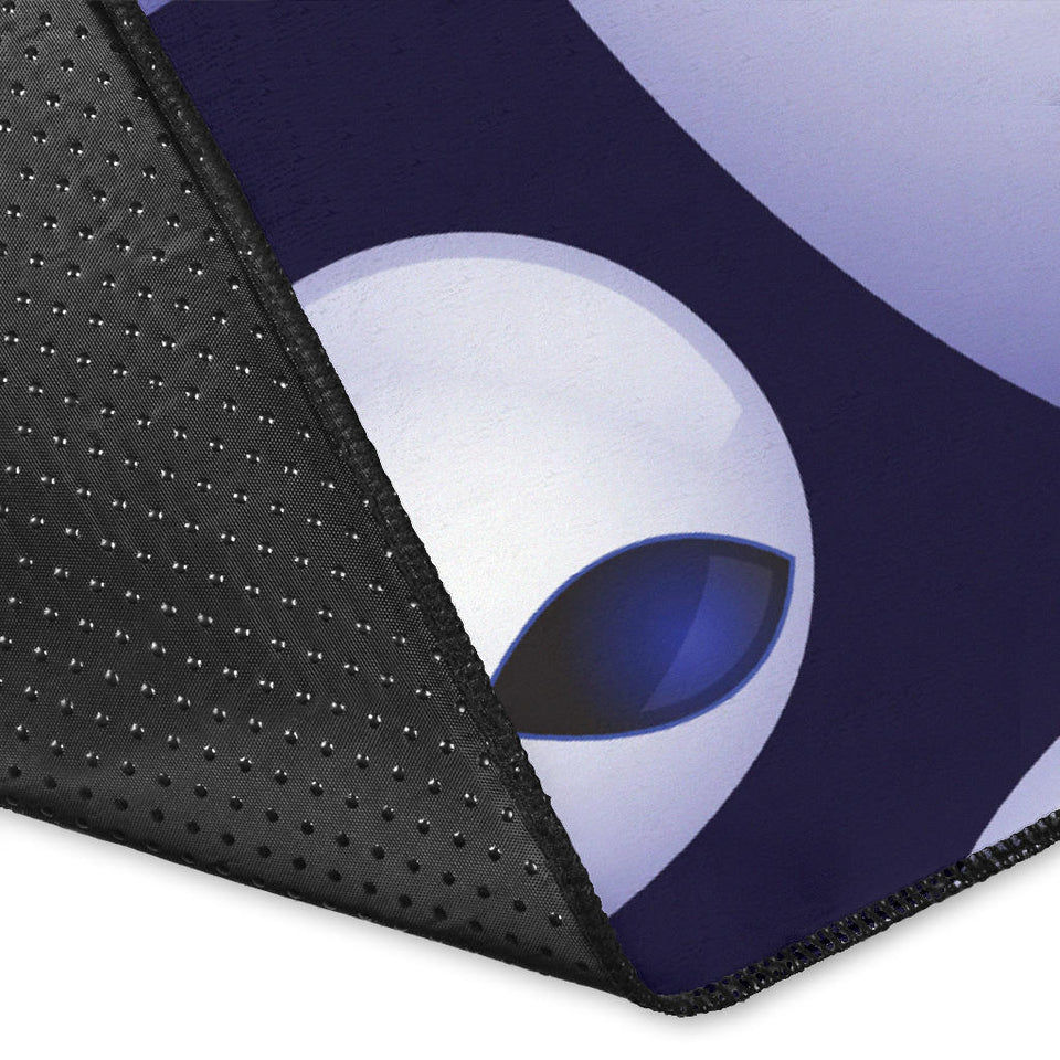 Alien Pattern Print Design 01 Area Rug