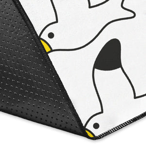 Seagull Pattern Print Design 05 Area Rug