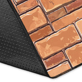 Brick Printed Pattern Print Design 04 Area Rug
