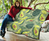 Avocado Pattern Premium Quilt