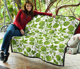 Hop Design Pattern Premium Quilt