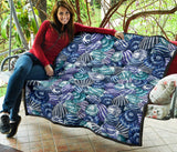 Shell Design Pattern Premium Quilt