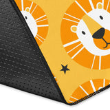 Lion Pattern Print Design 03 Area Rug