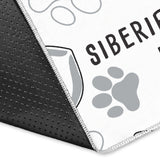 Siberian Husky Design Pattern Area Rug