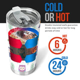 Cute Owl Pattern Tumbler