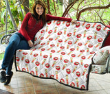 Daruma Japanese Wooden Doll Premium Quilt
