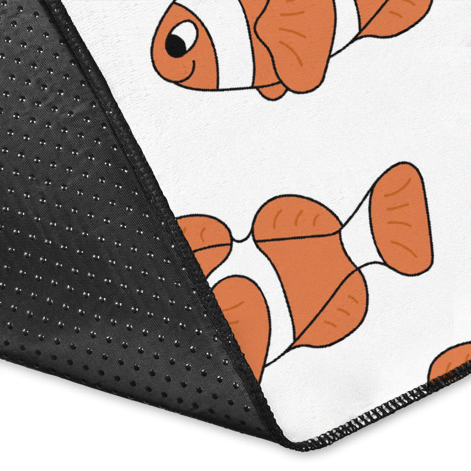 Clown Fish Pattern Print Design 05 Area Rug
