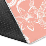 Snake Lilies Flower Pattern Area Rug