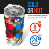 Heliconia Pattern Tumbler