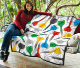 Darts Pattern Print Design 03 Premium Quilt