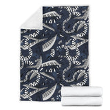 Piano Pattern Print Design 02 Premium Blanket