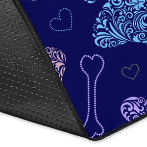 Dog Paws Pattern Print Design 02 Area Rug