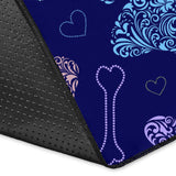 Dog Paws Pattern Print Design 02 Area Rug