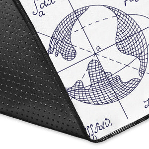 Math Pattern Print Design 03 Area Rug