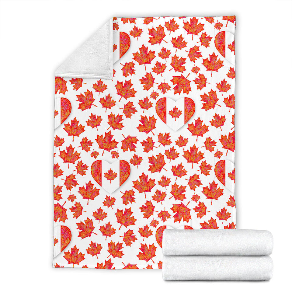 Canada Pattern Print Design 02 Premium Blanket