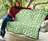 Hop Pattern Background Premium Quilt