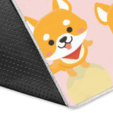 Cute Shiba Inu Dog Pattern  Area Rug