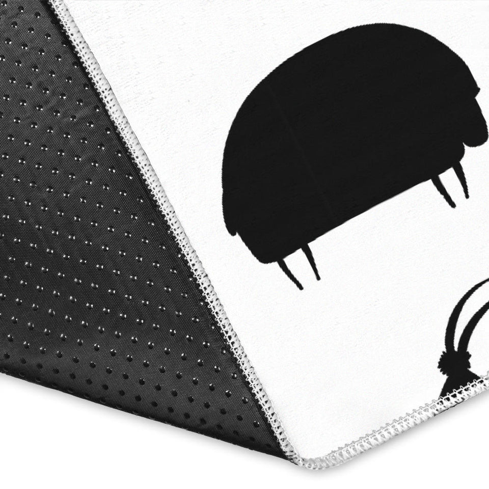 Goat Ram Pattern Area Rug