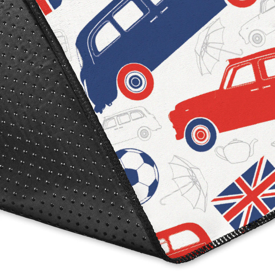 British Pattern Print Design 03 Area Rug
