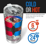 Spider Web Cobweb Design Color Pattern Tumbler