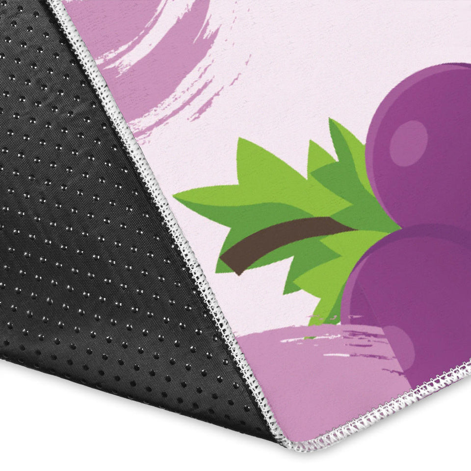 Cute Grape Pattern Area Rug