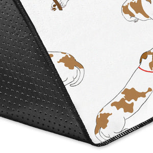 Jack Russel Pattern Print Design 04 Area Rug