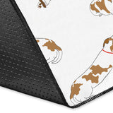 Jack Russel Pattern Print Design 04 Area Rug