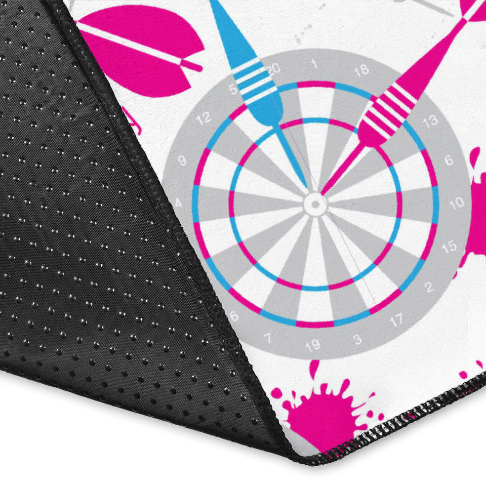 Darts Pattern Print Design 01 Area Rug