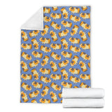 Guinea Pig Pattern Print Design 02 Premium Blanket