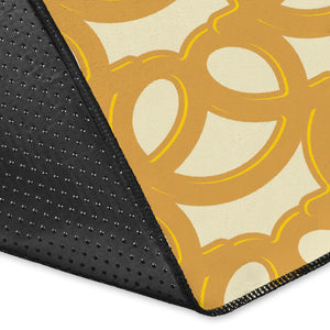 Pretzels Pattern Print Design 01 Area Rug