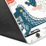 Cute Crocodile Pattern Area Rug