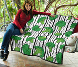 Cool Broccoli Pattern Premium Quilt