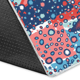 Hand Drawn Colorful Starfish Area Rug