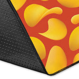 Potato Chips Pattern Print Design 05 Area Rug