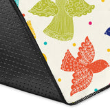 Pigeon Pattern Print Design 01 Area Rug