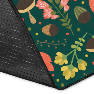 Squirrel Pattern Print Design 03 Area Rug