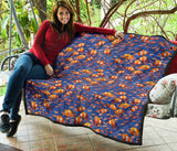 Clown Fish Pattern Print Design 04 Premium Quilt