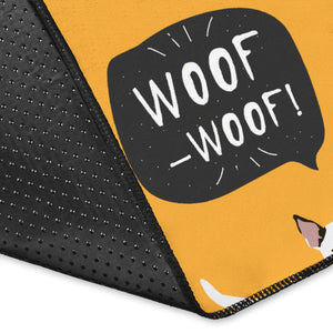 Bull Terrier Pattern Print Design 03 Area Rug