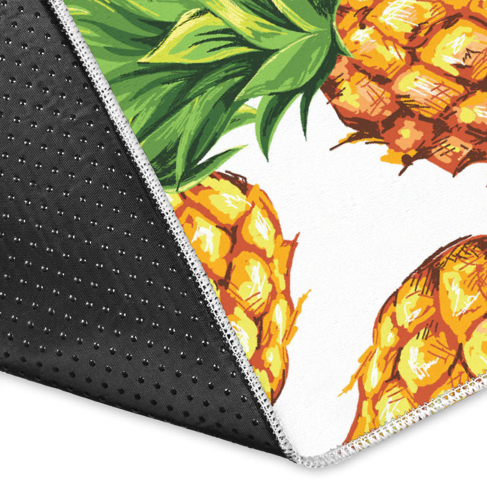 Pineapples Design Pattern Area Rug