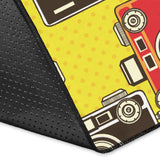 Camera Pattern Print Design 02 Area Rug