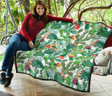 Cactus Design Pattern Copy Premium Quilt