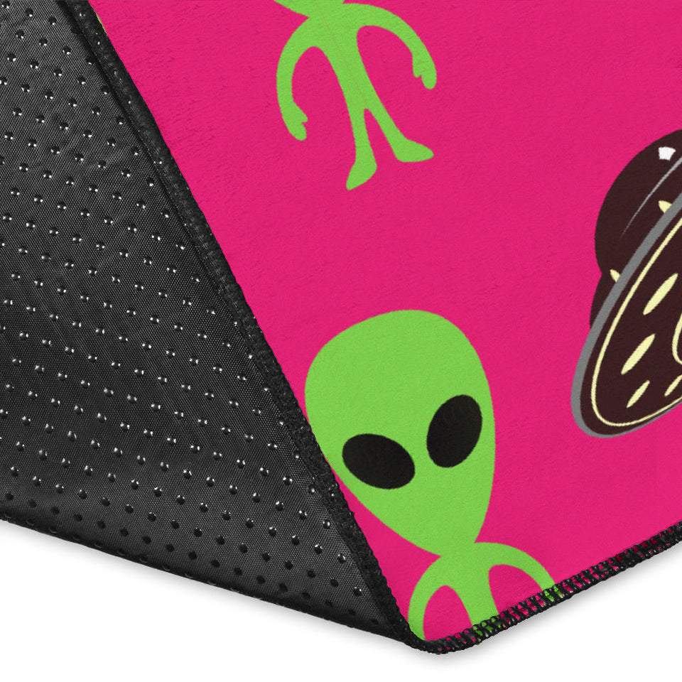 Alien Pattern Print Design 03 Area Rug