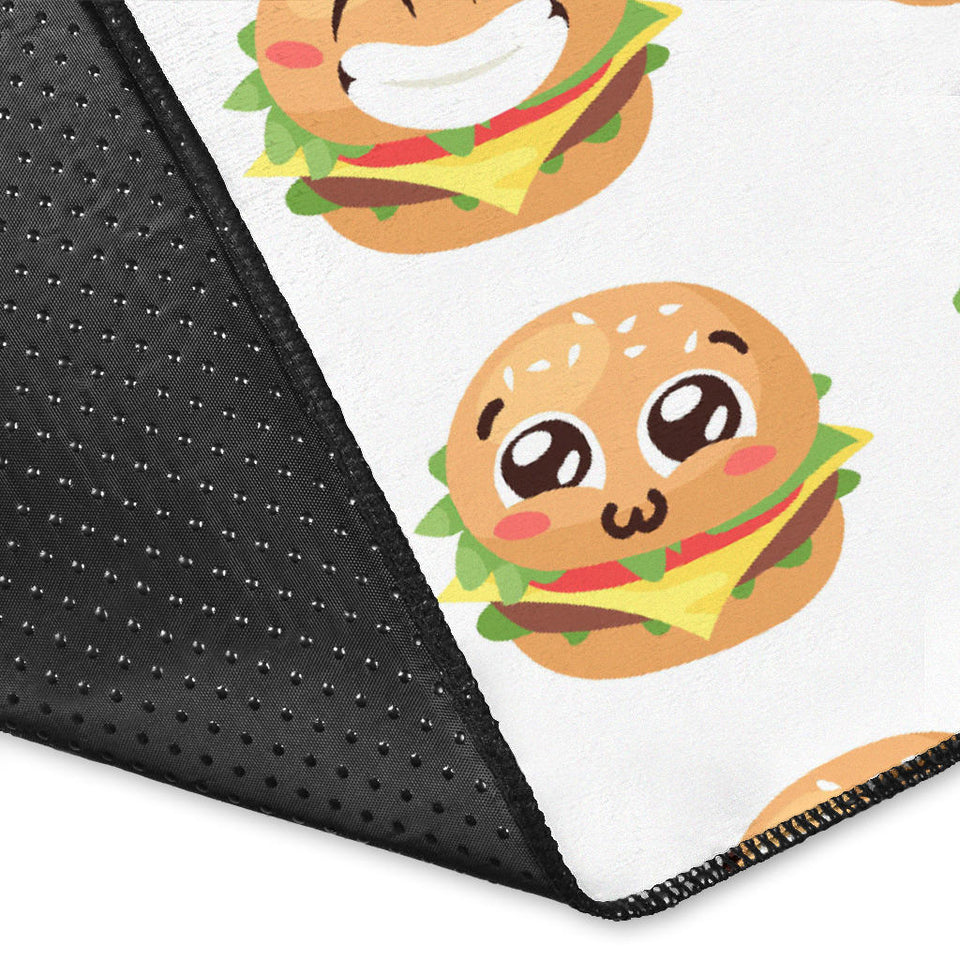 Hamburger Pattern Print Design 04 Area Rug
